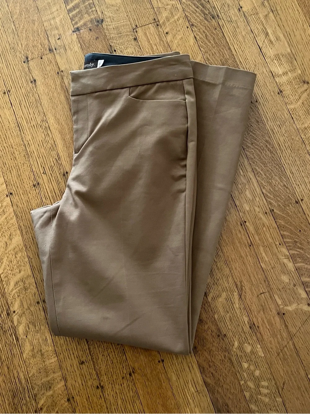 crosby. Women's Ankle Pants in Brown Madison Fit